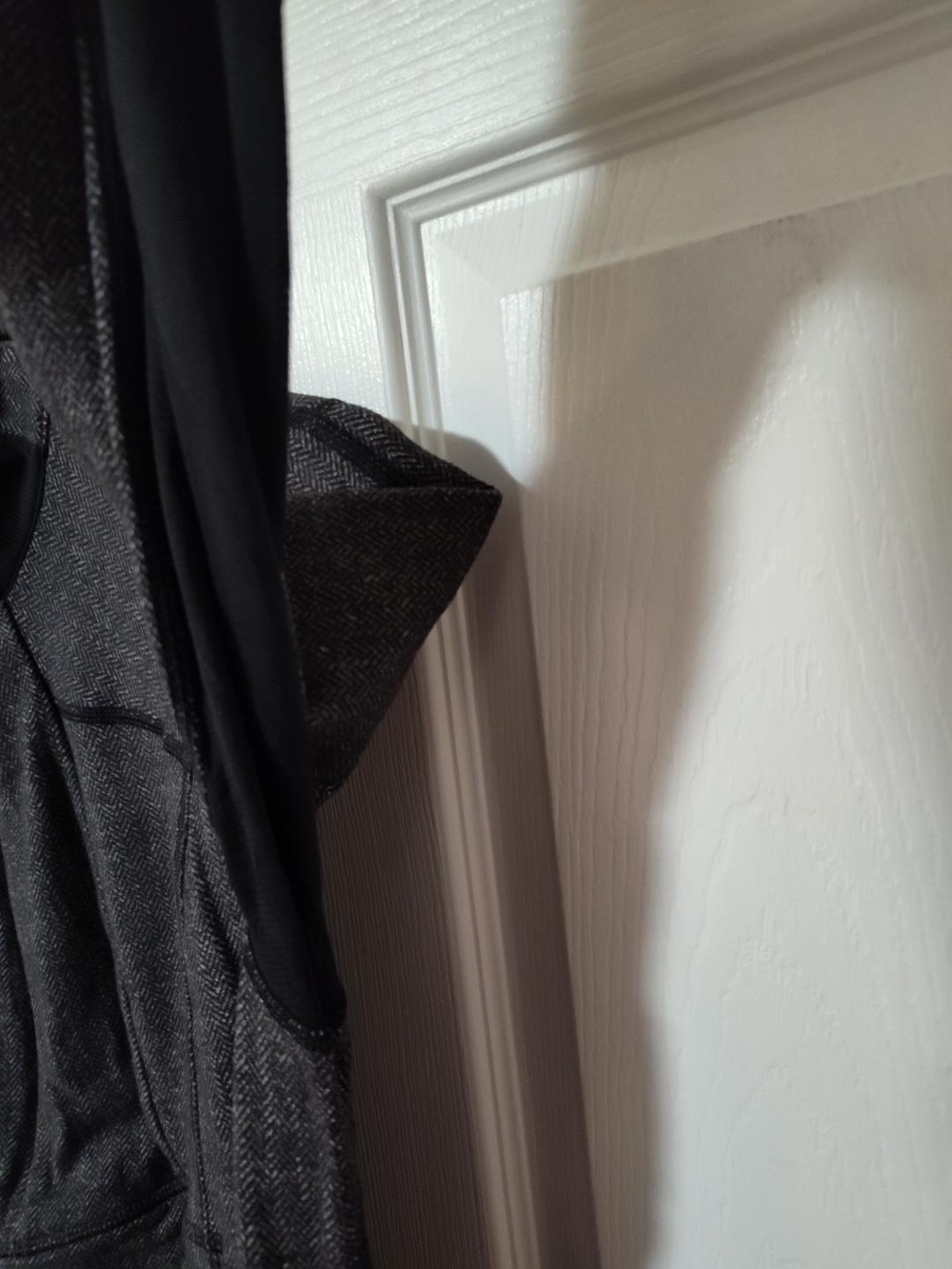 Lululemon Herringbone Pullover Jacket Size 10 Grey Black - Picture 7 of 10